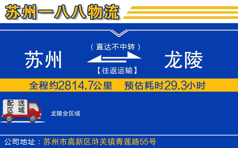 蘇州到龍陵貨運專線