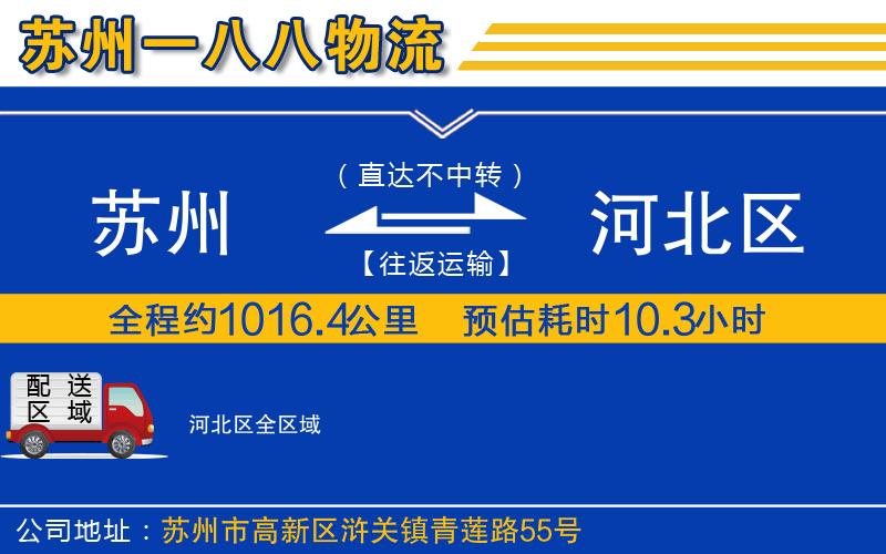 蘇州到河北區(qū)物流專線