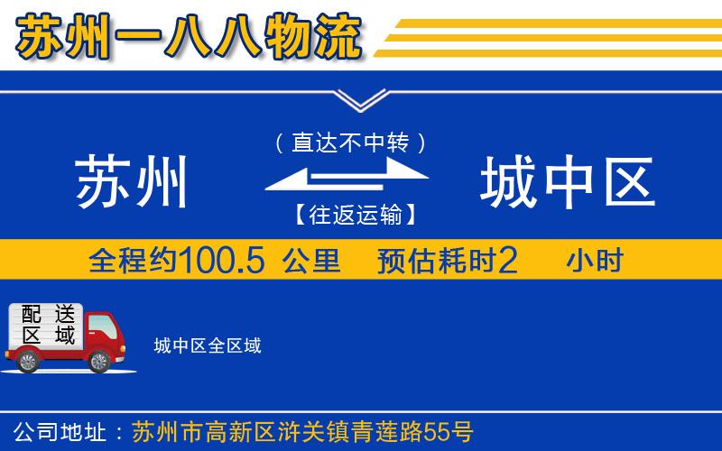蘇州發(fā)城中區(qū)物流公司