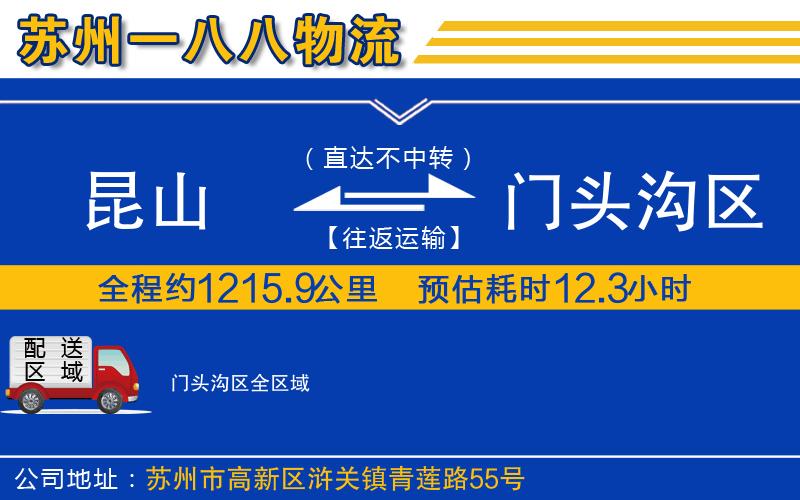 昆山到門頭溝區(qū)物流公司