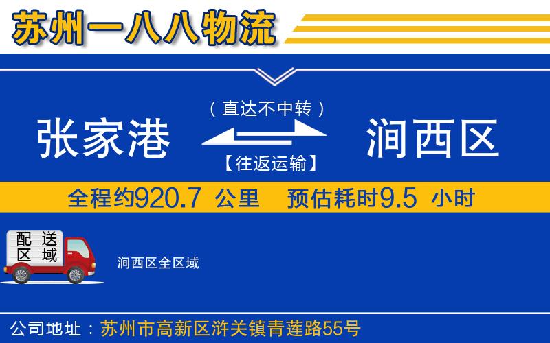 張家港到澗西區(qū)物流公司