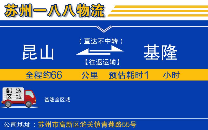 昆山到基隆物流公司