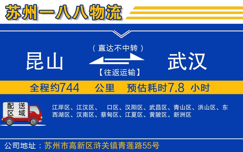 昆山到武漢物流公司
