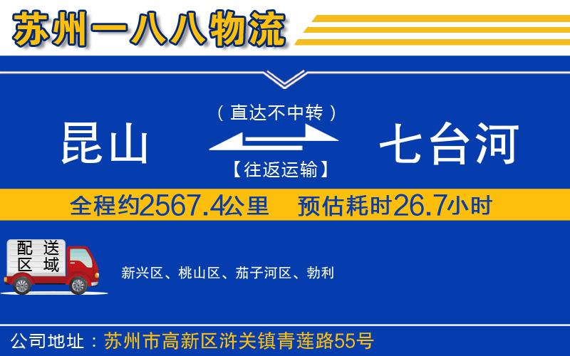 昆山到七臺(tái)河物流公司